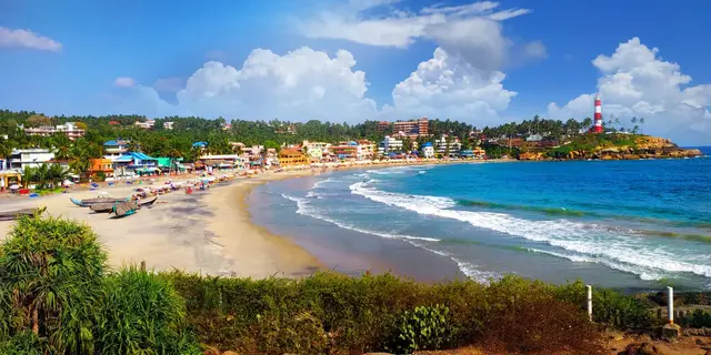 Kovalam Lighthouse Beach walk, Thiruvananthapuram