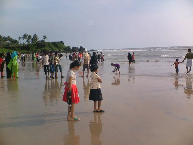 Payyambalam beach at sunset, Kannur