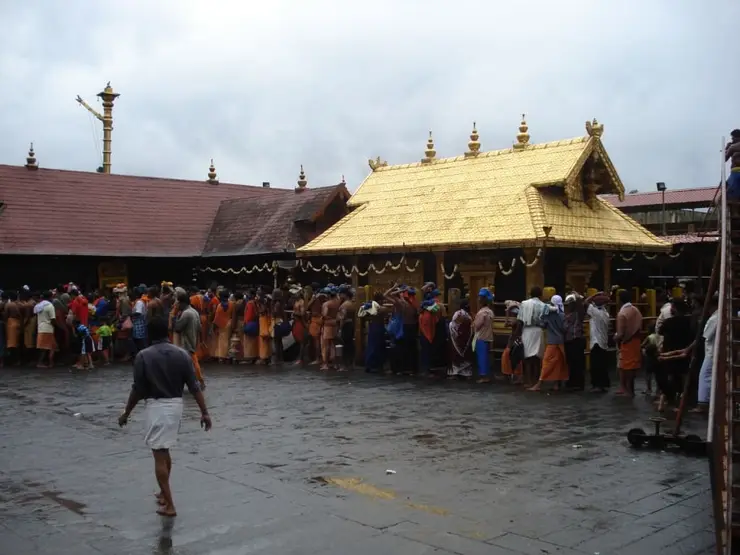 The Sabarimala Ayyappa temple, Pathanamthitta