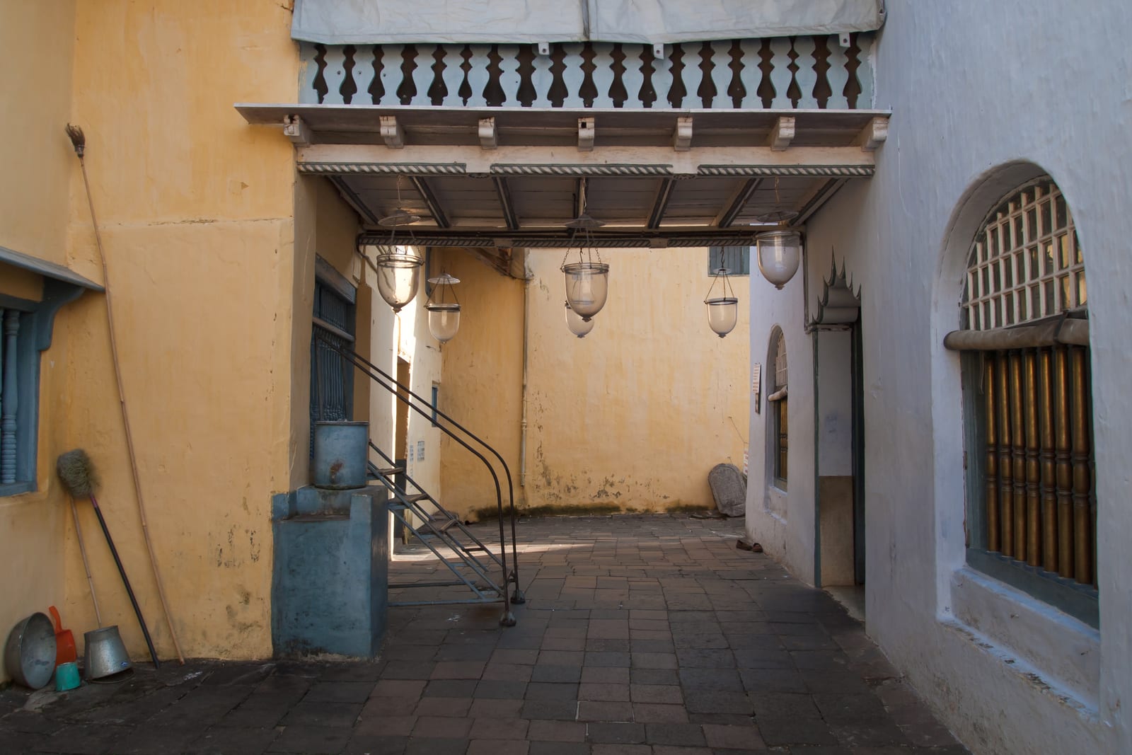 The Paradesi Synagogue in Jew Town, Mattancherry, Kochi