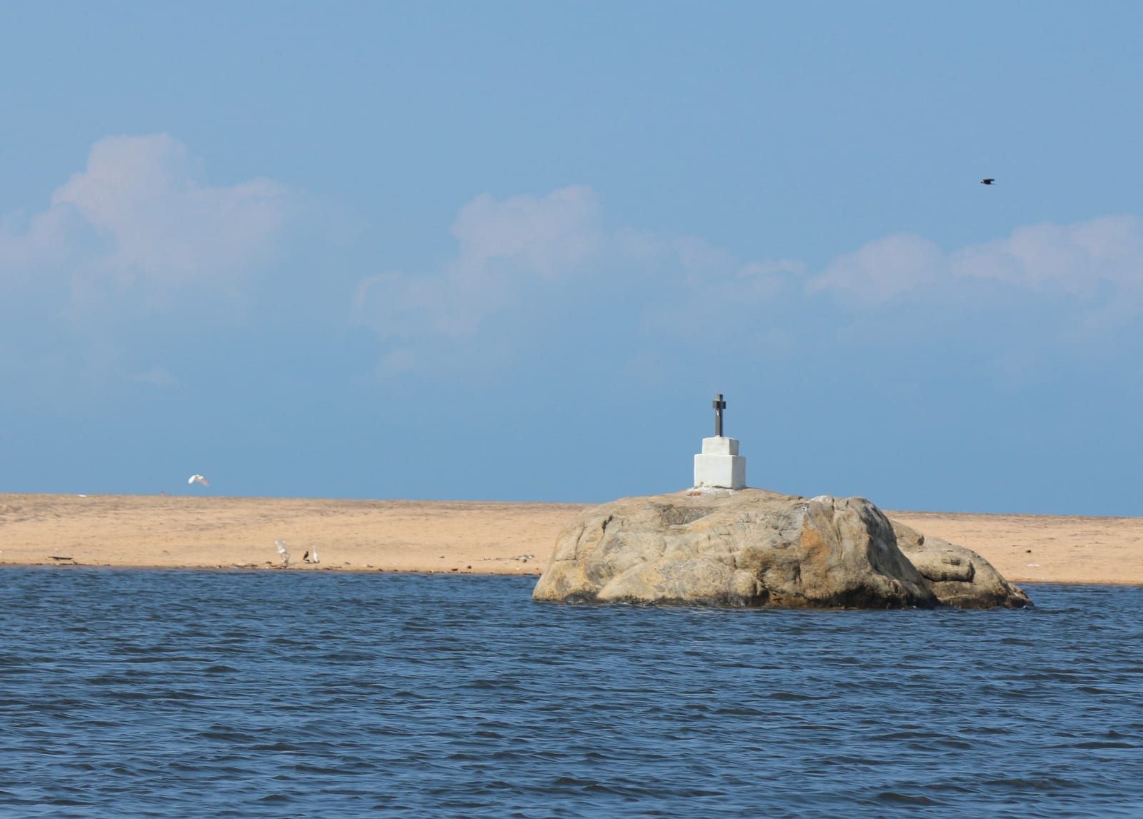 Poovar beach and estuary near Trivandrum